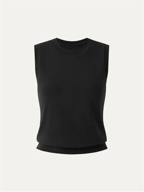 NWT OGL Sandwashed Crew Neck Top in black